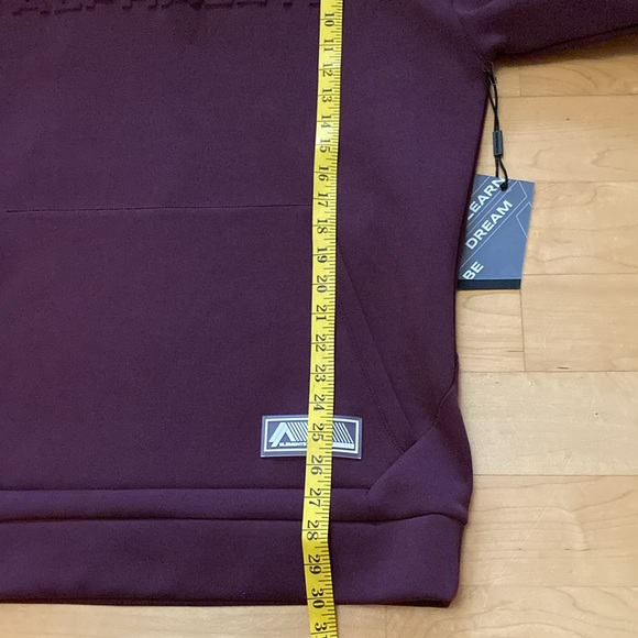 NWT - Alphalete Hoodie (L) Merlot Colored -Matching jogging pants also available - Picture 7 of 10